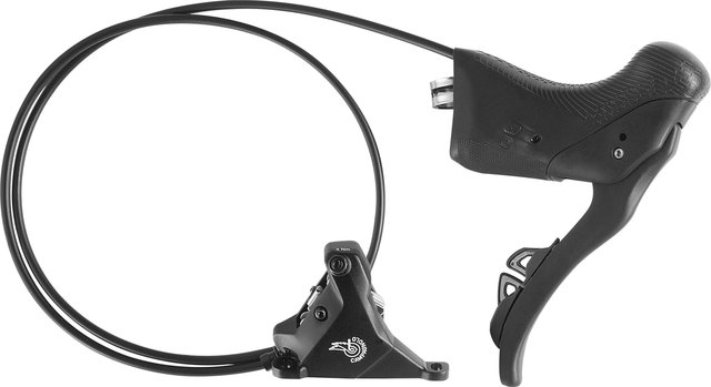 Campagnolo Super Record S Wireless Disc Brake 12s Hydr. Shift/Brake Lever - black-matte/Front wheel/without