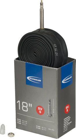 Schwalbe Inner Tube No. 5 for 18" - universal/Presta Valve (SV)/40-355 to 37-400/18x1.50-1 3/8 Presta 40 mm/40 mm