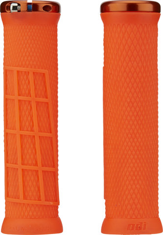 ODI Elite Flow Lock-On 2.1 Handlebar Grips - flourescent orange/130 mm