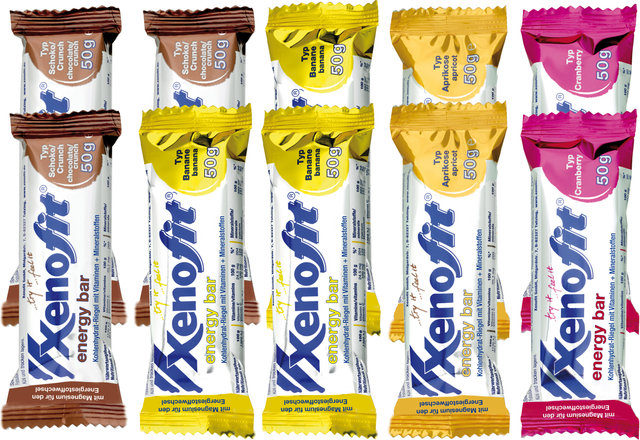 Xenofit energy bar - 10 pieces - mixed