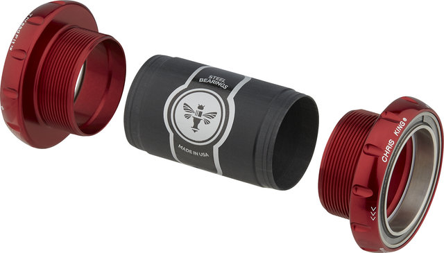 Chris King ThreadFit 30 Bottom Bracket - red/BSA