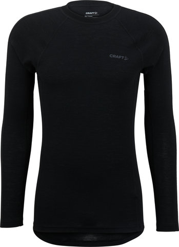 Craft Maillot de Corps Adv Wool Merino RN L/S - black/M