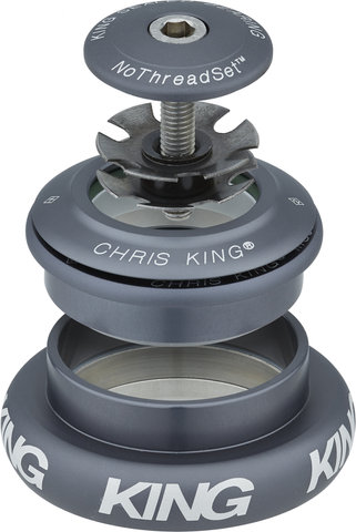 Chris King InSet i7 ZS44/28.6 - EC44/40 Mixed Tapered GripLock Headset - matte slate/1 1/8"/ZS44/28,6 - EC44/40