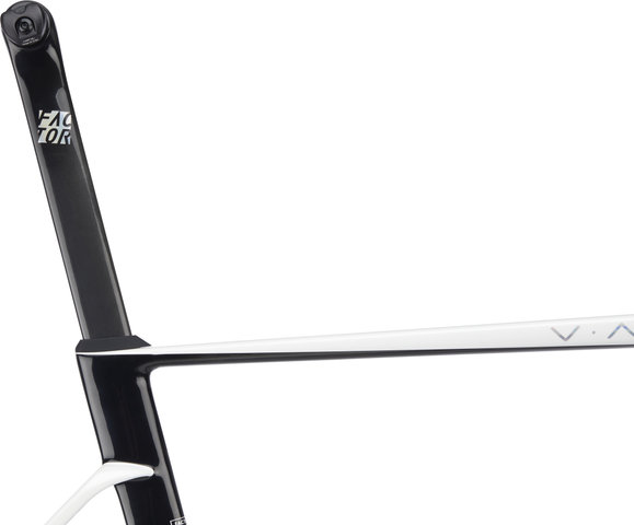 Factor OSTRO V.A.M. Disc T47a SRAM DUB Pearl White-Chrome Carbon Frameset - pearl white-chrome/54 cm, 110 mm x 38 cm, SB 0 mm