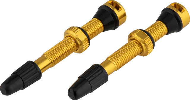 tune Tubeless Valve Set - gold/Presta 44 mm