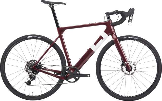 3T Exploro Pro Rival 1x Carbon Gravelbike - cherry/28"/L