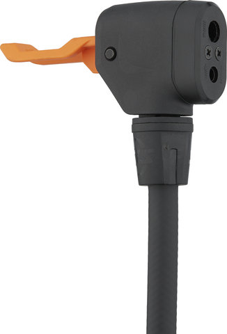 SKS Air-X-Plorer Digi 10.0 Standpumpe mit digitalem Manometer - schwarz-orange