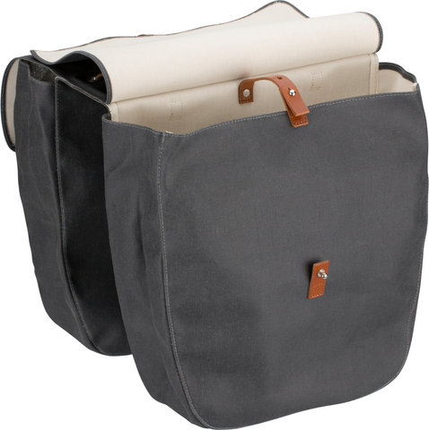 Brooks Bolsa de bicicleta Brick Lane Roll-Up Panniers - grey/24 litros