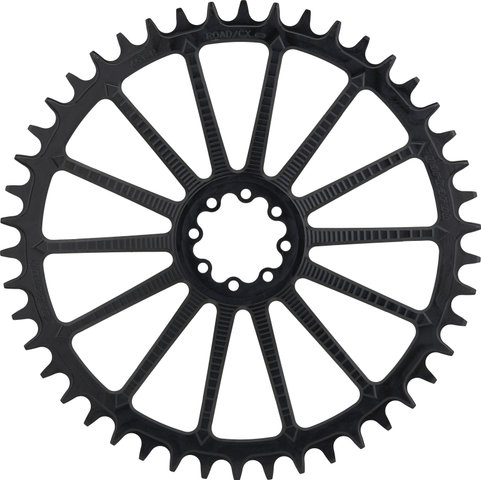 Garbaruk Round Chainring AXS Road/CX SRAM Direct Mount 8-Bolt Single - black/46 