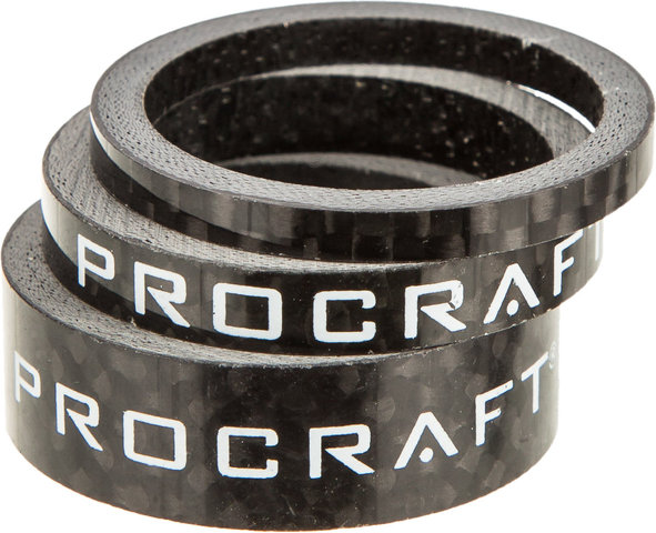 Procraft Juego de espaciadores de carbono 1" - carbono