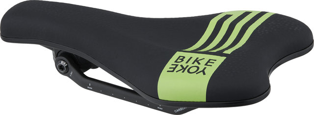 BikeYoke Sagma Carbon Saddle - lime/130 mm