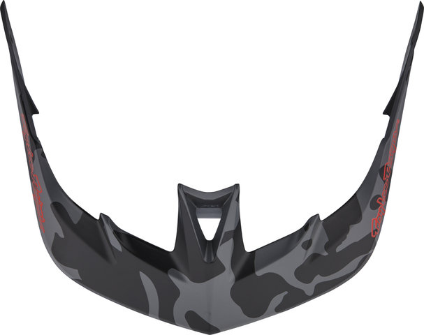 Troy Lee Designs Spare Visor for A3 Helmets - camo gray-red