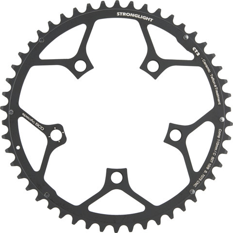 Stronglight CT2 Road Campagnolo Chainring 9-/10-speed, 5-Arm, 110 mm BCD - black/50 tooth