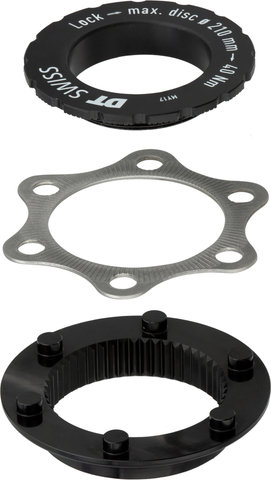 DT Swiss Brake disc adapter Center Lock to 6-hole for MTB - black/Disc Center Lock