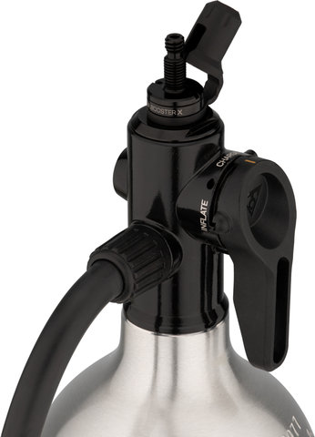 Topeak Bomba con tanque de aire comprimido TubiBooster X CO2-Inflator - negro-plata