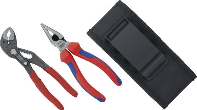 Knipex Set de Pinces Cobra + Pince Universelle Pointue Pochette pour Ceinture - universal