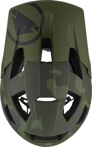 Endura Casque SingleTrack Youth Full Face - olive green/51 - 56 cm