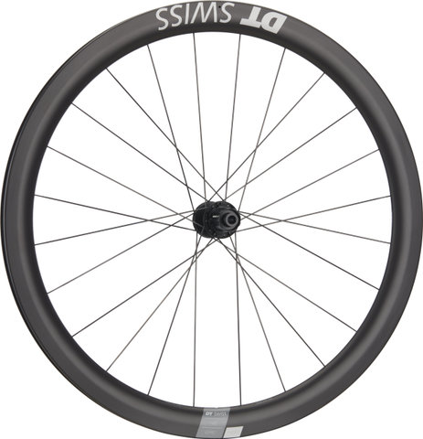 DT Swiss Set de Roues en Carbone ERC 1400 DICUT 45 Disc Center Lock 28" - noir/142 mm/100 mm/28"/Shimano Route/100 mm/Shimano Route/100 mm/142 mm