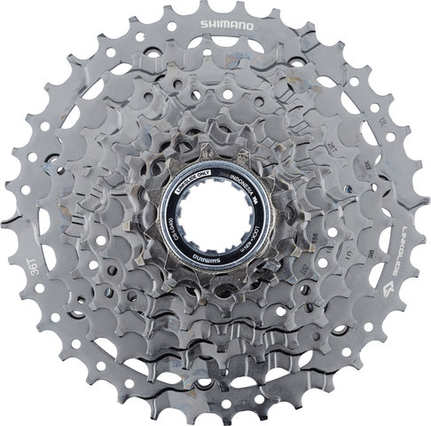 Shimano CS-LG400-9 Linkglide 9-speed Cassette - grey/11-36