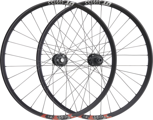 DT Swiss FR 1500 Classic 30 Super Boost 6-Bolt Disc 27.5" Wheelset - black/Boost/157 mm/110 mm/Super Boost/27.5" (650B)/110 mm/110 mm/157 mm/Shimano MTB