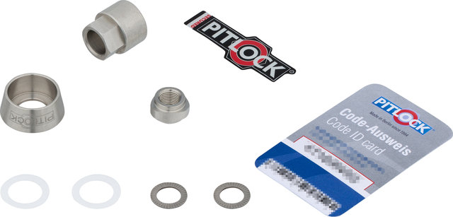 Pitlock Security Set M10 for Rohloff Solid Axles - stainless steel/single