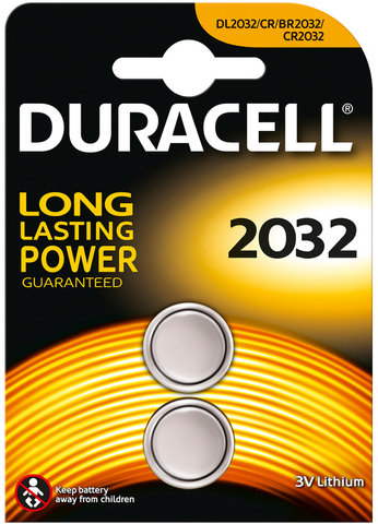 Pile bouton au lithium de 3 V CR2032 de Duracell - emballage de 2