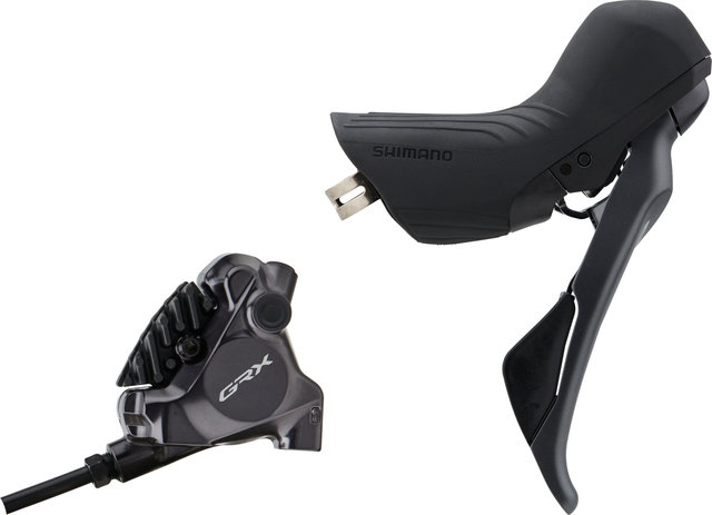 Shimano Frein à Disque GRX BR-RX820 + ST-RX820 - noir-gris/Roue arrière/Flip-Flop (non spécifique au côté)