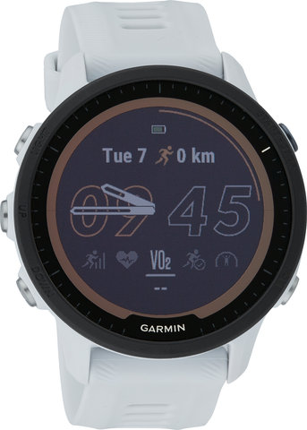 Garmin Forerunner 955 Solar GPS Running and Triathlon Smartwatch - white-black