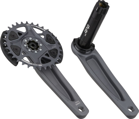 SRAM Juego de bielas GX Eagle Transmission T-Type DUB DM 12 velocidades - dark polar/170,0 mm