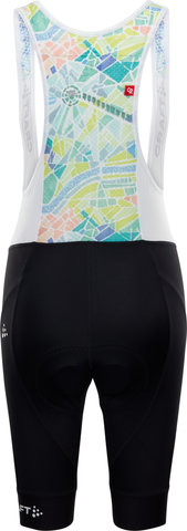 Craft Adv Endurance Bib Shorts Damen Trägerhose - white-multi/M