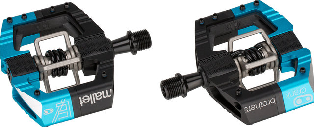 crankbrothers Mallet E LS Clipless Pedals - black-electric blue