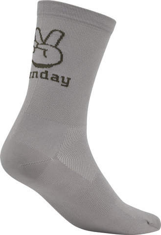 Northwave Sunday Monday Socks - light grey-forest green/40 - 43