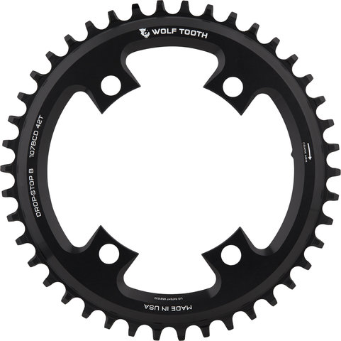 Wolf Tooth Components 107 BCD Kettenblatt für SRAM - black/42 Z