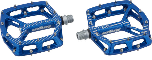 Hope F22 Platform Pedals - blue