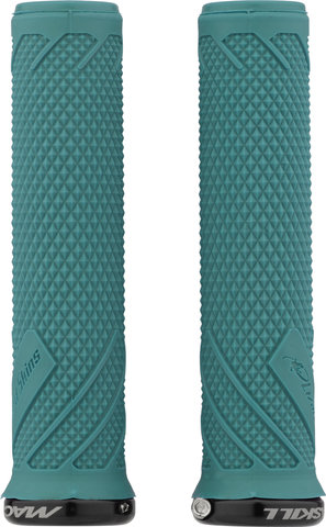 Lizard Skins Danny MacAskill Lock-On 137 mm Lenkergriffe - teal/137 mm