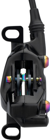 SRAM Level Ultimate Carbon Disc Brake - black anodized-rainbow/Rear wheel/Flip-Flop (non-side-specific)