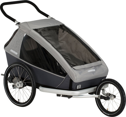 Croozer Jogger-Set für Kid Zweisitzer ab 2018 - black-silver