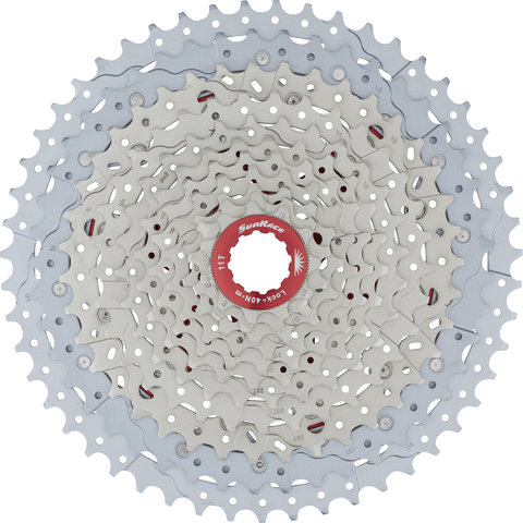 SunRace CSMX80 11-speed Cassette - metallic silver/11-51