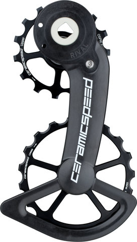 CeramicSpeed OSPW Derailleur Pulley System for SRAM Rival AXS - black/15 teeth (guide pulley), 19 teeth (tension pulley)