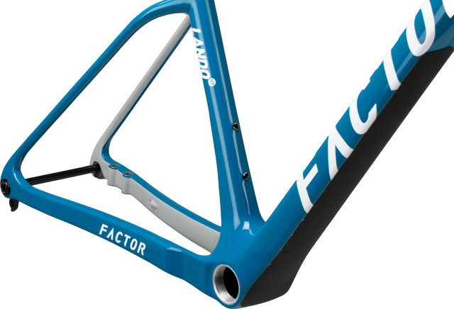 Factor Lando HT 29" Carbon Hardtail Frame - vintage blue/L/12 mm Thru Axle