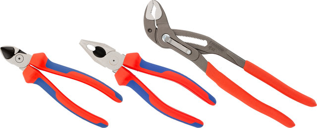 Knipex Set de alicates profesionales - rojo-azul