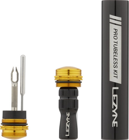 Lezyne Pro Tubeless Kit - black-gold