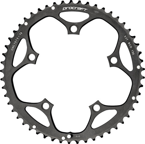 Procraft Compact, 10-speed, 5-arm, 110 mm BCD Chainring - black/38 tooth