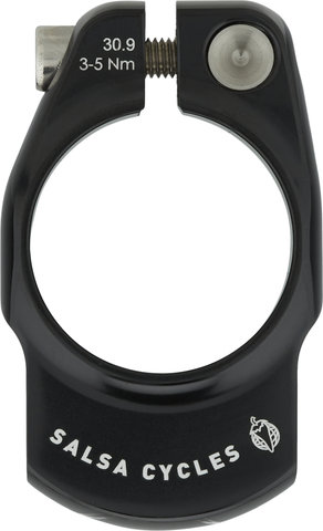 Salsa Post Lock Seat Clamp with Pannier Rack Mount - black/30.9 mm