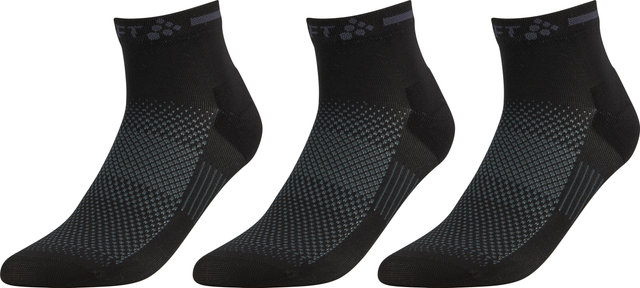 Craft Core Dry Mid Socken 3er-Pack - black/40 - 42