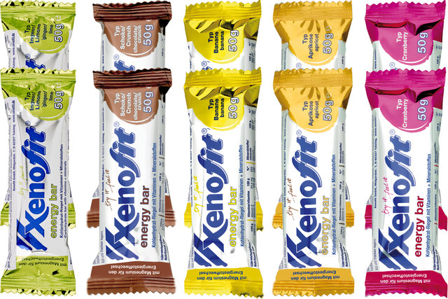 Xenofit energy bar - 10 pieces - mixed