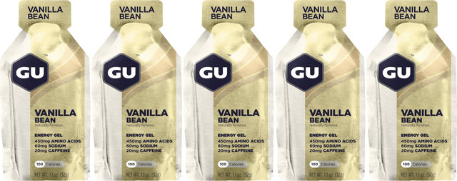 GU Energy Labs Energy Gel - 5 Pack - vanilla bean