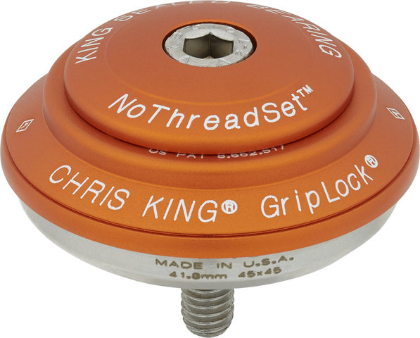 Chris King DropSet 4 IS42/28.6 - IS42/30 GripLock Headset - matte mango/1 1/8"/IS42/28,6 - IS42/30