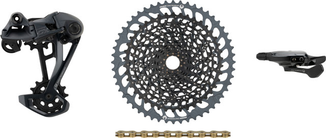 SRAM Kit de actualización GX Eagle 1x12 para E-Bike con cassette - black - XX1 gold/SRAM XD/14 dientes/SRAM XD/sin/sin/10-52/sans