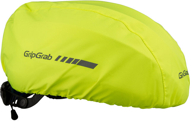 GripGrab Cubierta de casco Waterproof Hi-Vis Helmet Cover - yellow hi-vis/one size